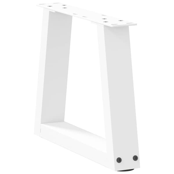 Soffbordsben V-formade 2 st vita 30x(30-31,3) cm stål