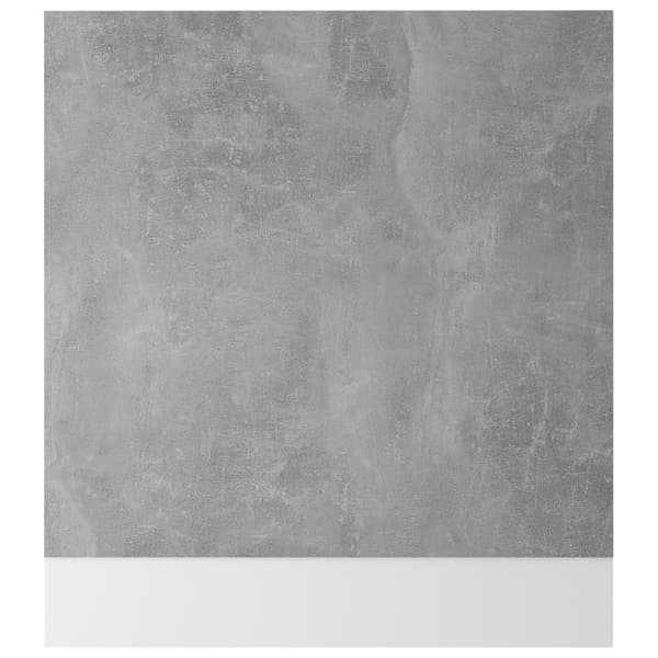 Front för diskmaskin “Lyon” betonggrå 59,5x3x67 cm