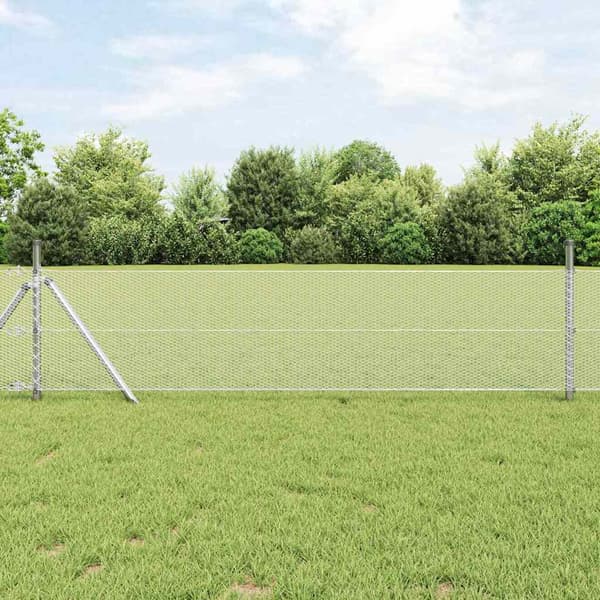 Hexagonstängsel Silver 0,8 x 50 m Galvaniserat stål