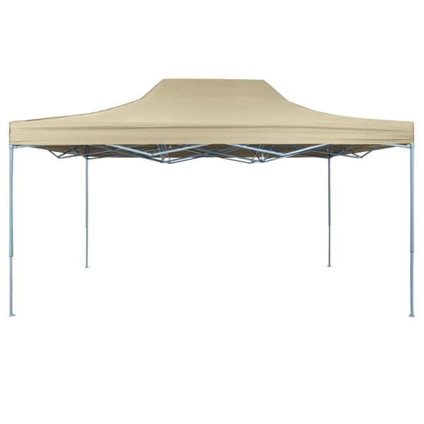 Pop-Up hopfällbart partytält 3x4,5 m gräddvit