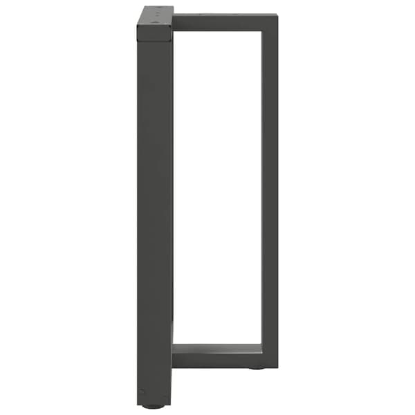 Barbordsben T-formade 2 st antracit 60x35x(90-91) cm stål