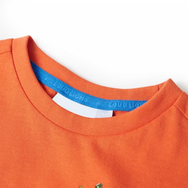 Kjol för barn stark orange 128