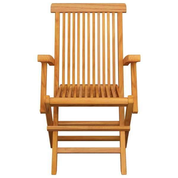 Hopfällbara trädgårdsstolar 6 st massiv teak