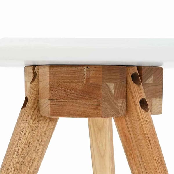 Kaffeebord 3 pcs Brun Massivt Valnötsträ
