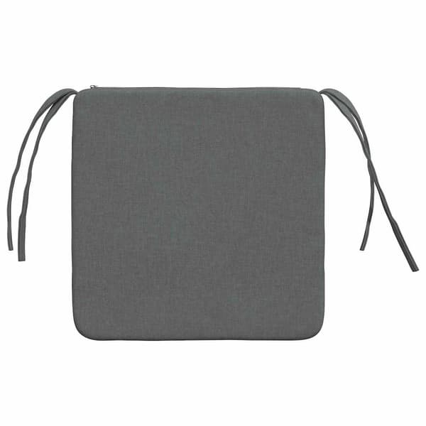 Sittkuddar 4 pcs Mörkgrå 40 x 40 x 3 cm tyg