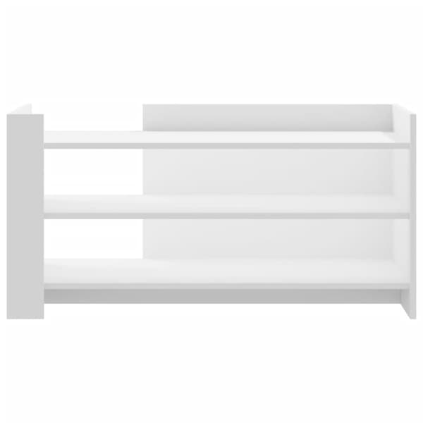 Soffbord vit 100x50x50 cm konstruerat trä