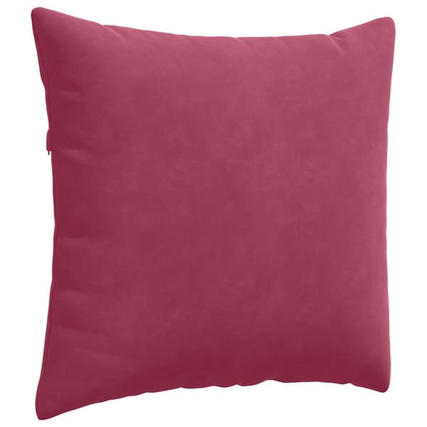 Sofakuddar 2 pcs Vinröd 45 x 45 cm Kordread tyg