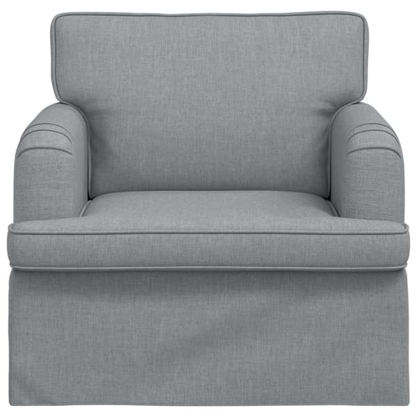 Soffa Ljusgrå 84 x 80 x 85 cm tyg