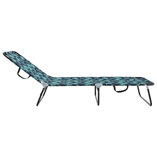 Hopfällbar solstol Flerfärgsdesign 188 x 57 x 86,5 cm Polyester