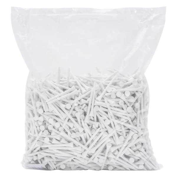 Golfpeggar 1000 st vit 83 mm bambu