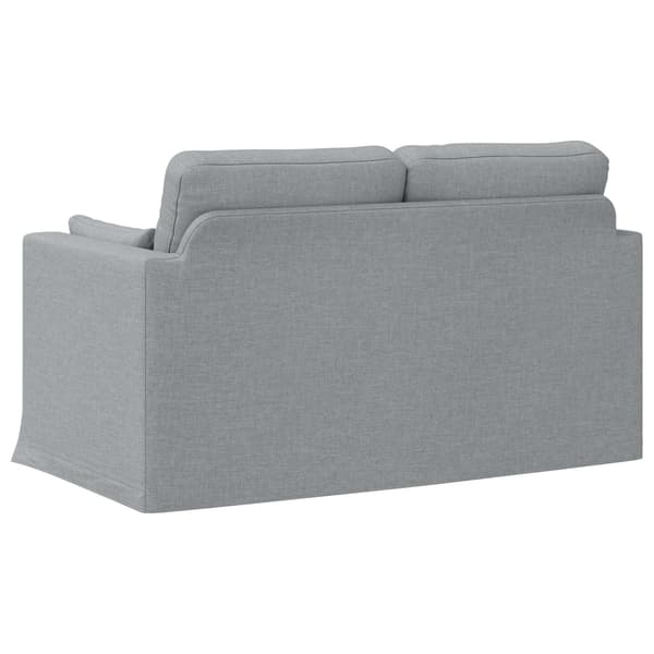 Soffa Ljusgrå 139 x 78 x 80 cm tyg