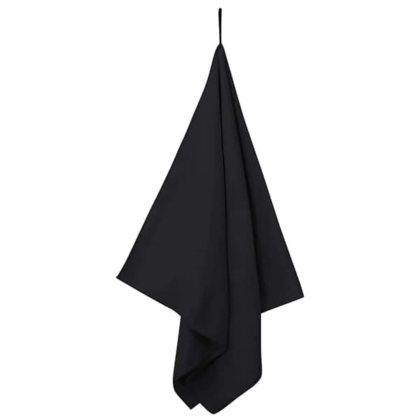 Sporthanddukar 2 pcs Svart 140 x 70 cm Polyester och polyamid