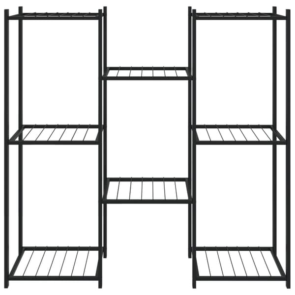 Växtställ 83x25x80 cm svart järn
