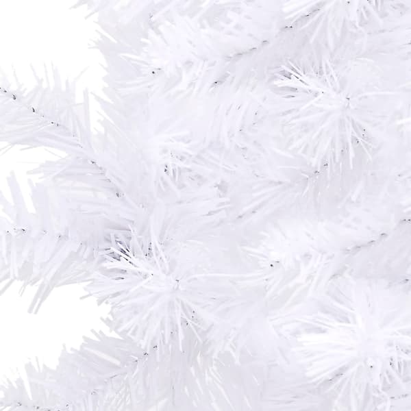 Plastgran för hörn vit 240 cm PVC