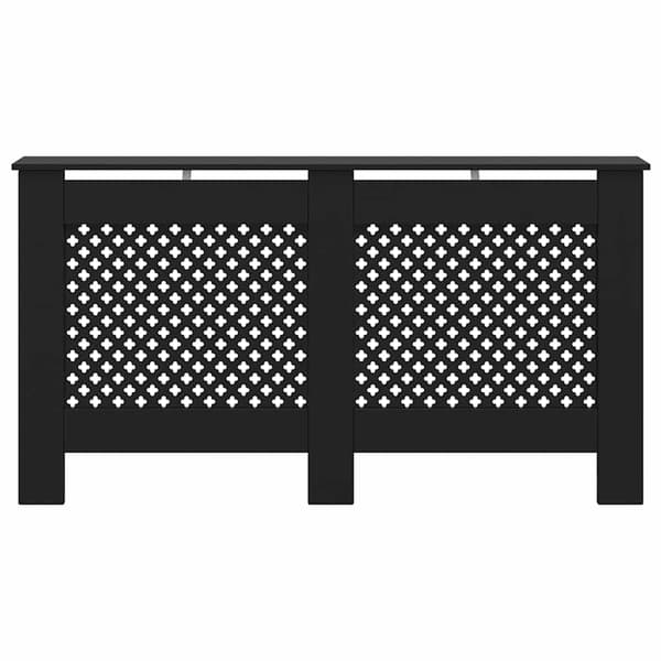 Elementskydd svart 152x19x81,5 cm MDF