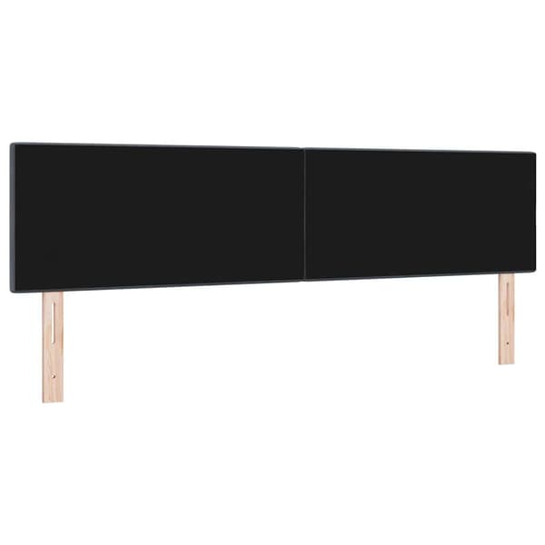Huvudgavel Mörkgrå 180 cm Sammet