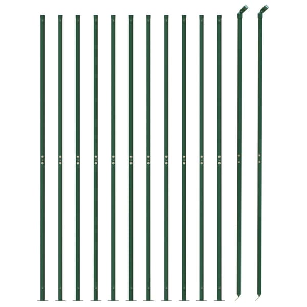 Stängsel med stolpsko grön 1,6x25 m