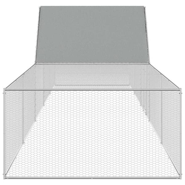Hönsbur 10x2x2 m galvaniserat stål