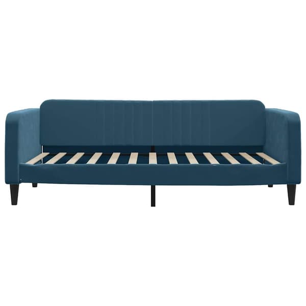 Dagbädd utdragbar blå 100x200 cm sammet