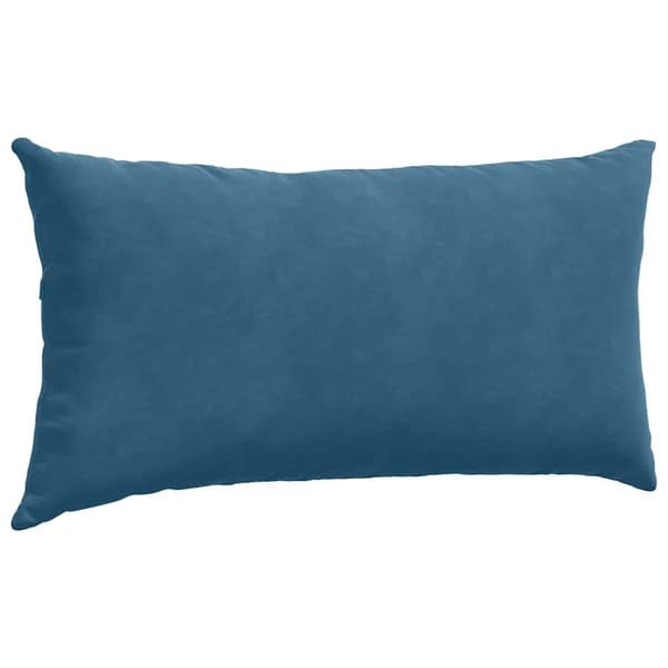 Sofakuddar 2 pcs Blå 80 x 40 cm Kordread tyg