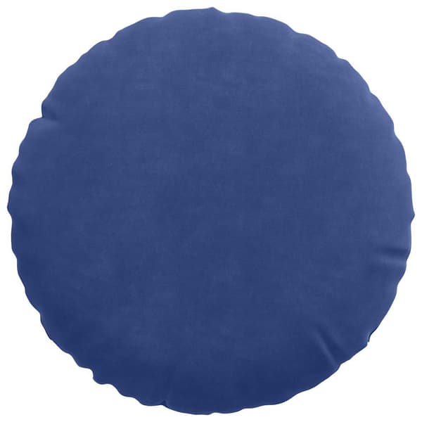 Sittkuddar 2 pcs Polisblå Ø30 x 13 cm Sammet