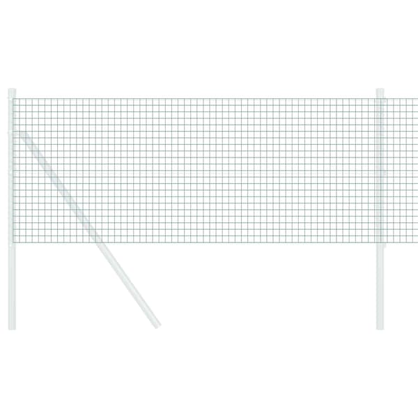 Svetsat trådstängsel 2500 x 80 cm Grön