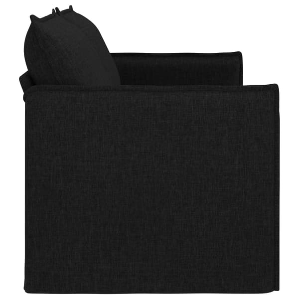 Soffa Svart 196 x 82 x 85 cm tyg