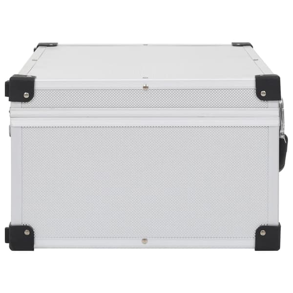 CD-väska för 60 cd-skivor aluminium ABS silver