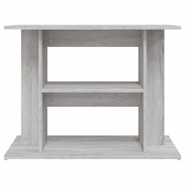 Akvariestativ grå Sonoma 80x35x60 cm konstruerat trä