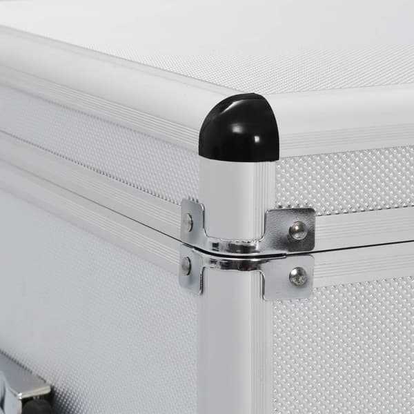 Förvaringsväskor 3 st silver aluminium