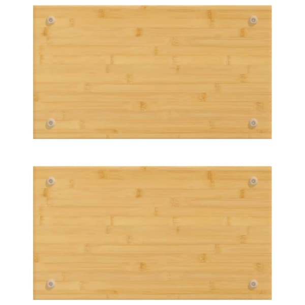 Spisskydd 2 st 50x28x1,5 cm bambu