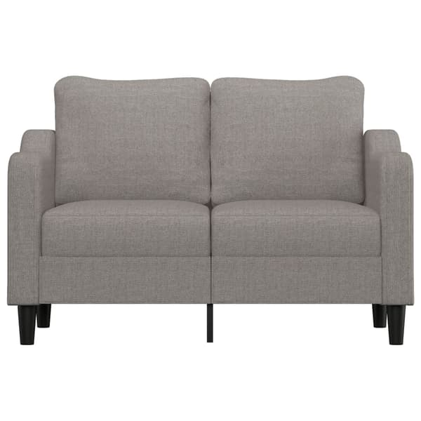 2-sitssoffa taupe 120 cm tyg