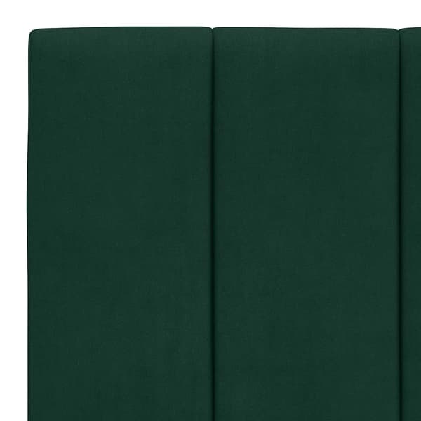 Headboard Cushion "Hanko" Dark Green 100 cm Velvet