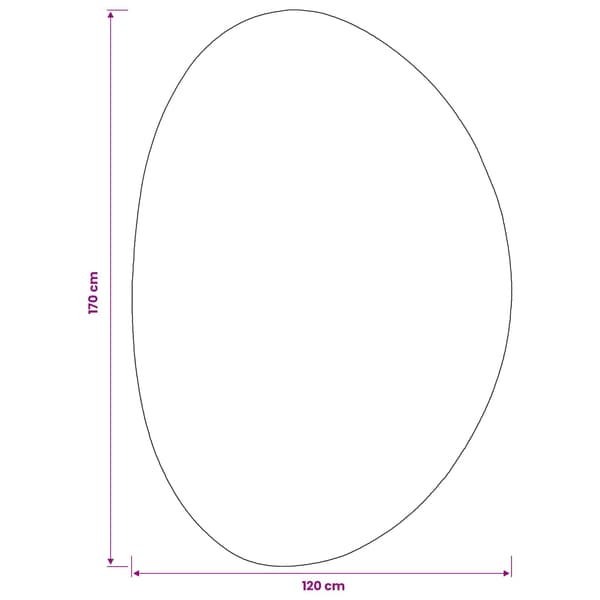 Matta HUARTE Gräddvit 120 x 170 cm Polyester