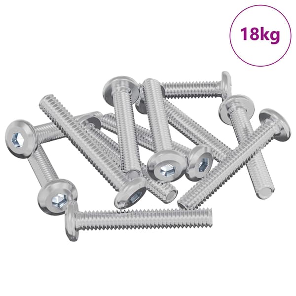 Lågskruv Enfärgad 2514 pcs Silver Stål