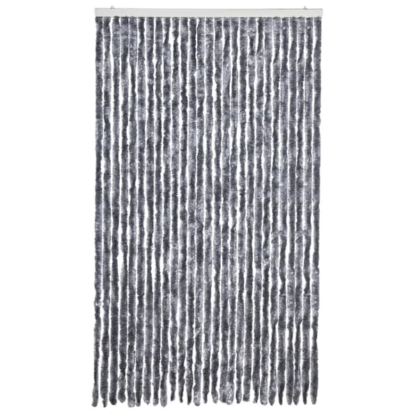 Insektsdraperi silver 118x220 cm chenille