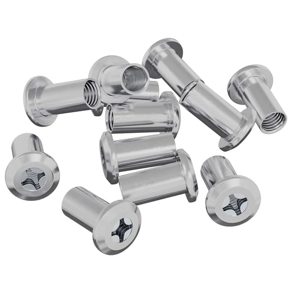 Låsmutter 2857 pcs Nickel Stål