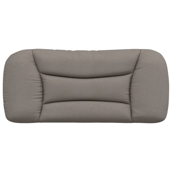 Headboard Cushion "Hvar" Taupe 80 cm Fabric
