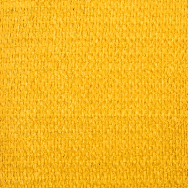 Solsegel 160 g/m² rektangulär gul 5x7 m HDPE