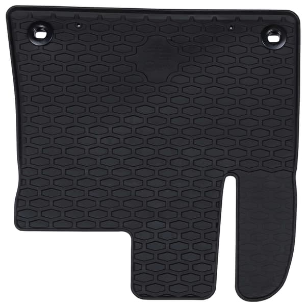 Bilmatta 2 pcs Svart Gummi