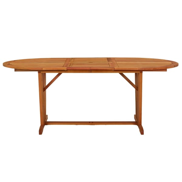 Trädgårdsbord 200x100x75 massivt eukalyptusträ