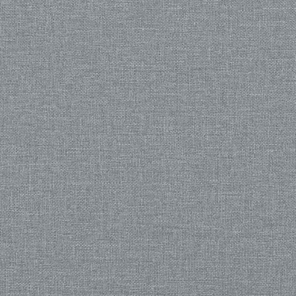 Headboard Cushion "Hanko" Light Grey 100 cm Fabric