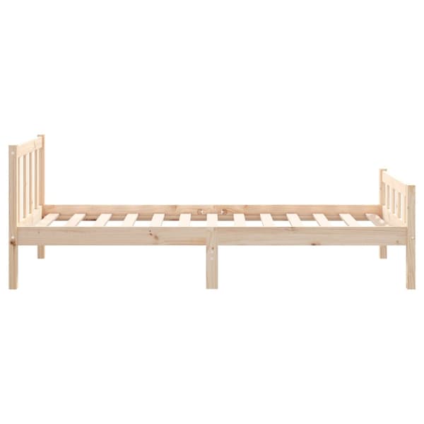 Sängram massivt trä 90x190 cm