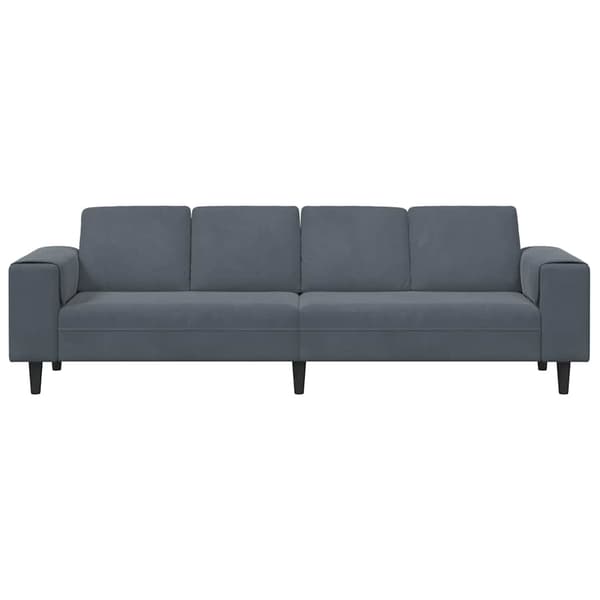 Vardagsrumsoffa Mörkgrå 250 x 77 x 76 cm