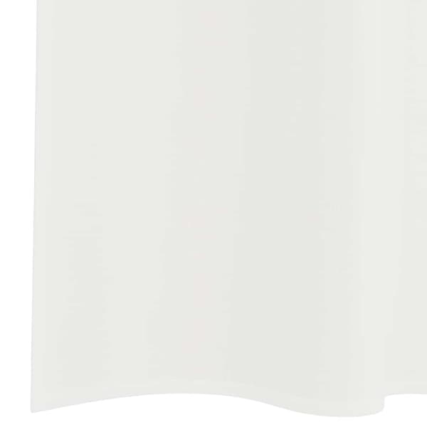 Voile gardiner med stångfickor 2 st vit