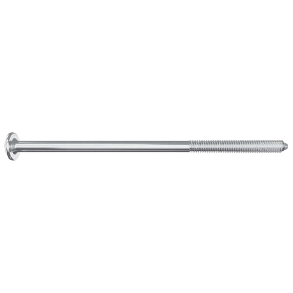 Möbelskruvar 2 pcs Silver M6 x 120 mm Stål