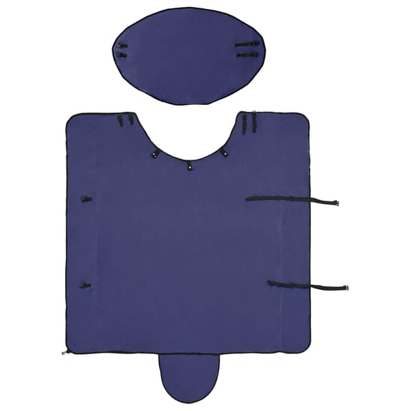 Hästdyna Mörkblå 155 cm Polyester Fleece