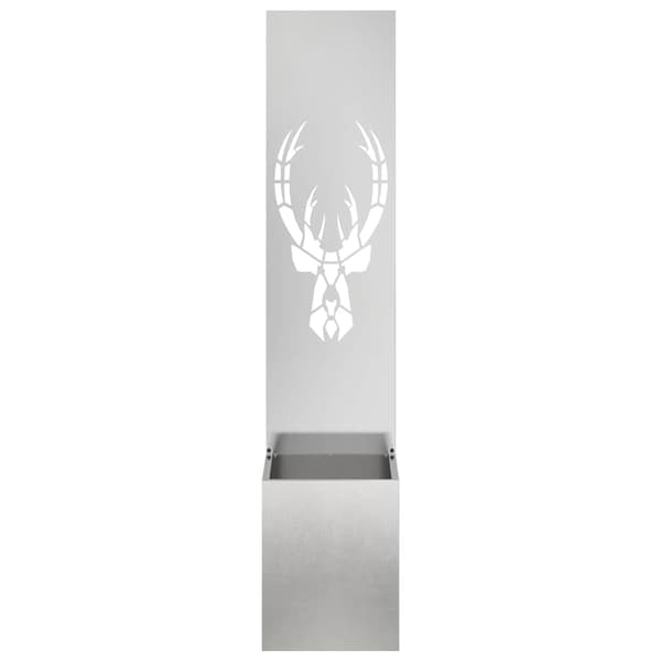 Trädgårds integritetsskärm Djurtryck Silver 32 x 32 x 150 cm