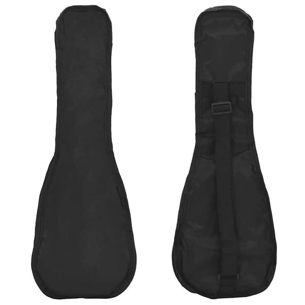 Ukulele med väska för barn sopran ljust trä 21"