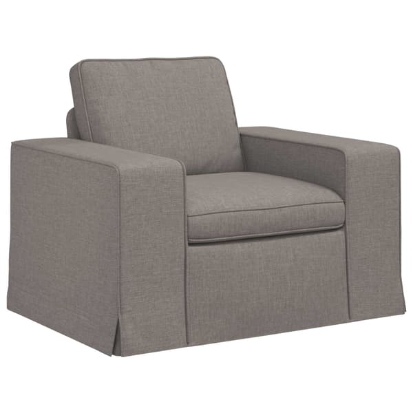 Soffa Taupe 103 x 80 x 82 cm tyg